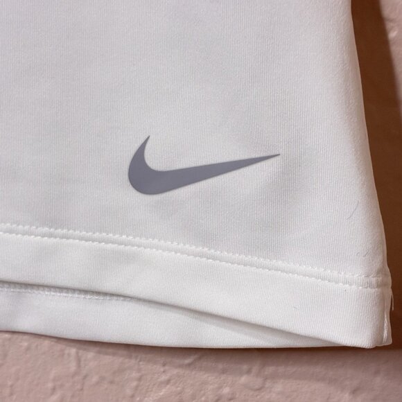 Nike Golf Skort Womens Medium White Pull On Pockets Gray Swoosh Golf Team - Picture 4 of 10